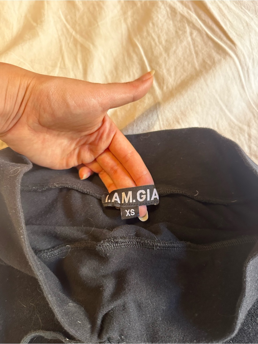 Black Velvet Mini Skirg with Rhinestone 'Gia' Detail